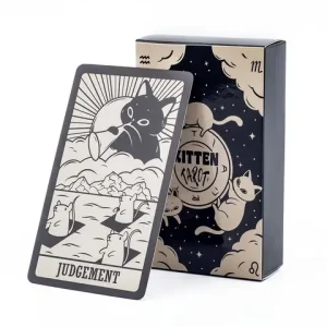 78 Card Deck Kitten Tarot Oracle Card Fate Divination Leisure Entertainment Family gatherings Tarot Card Game Bangladesh (New)