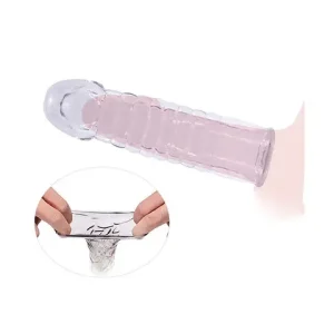 Peniss Sleeve Reusable Condom Peniss Extender Reusable Silicon Condomss For Men Peniss Ring Cock Cover sexx Toys For Men Products Bangladesh (New)