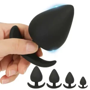 5 Sizes Anal Plug Safe Silicone Round Anal Butt Plug Unisexx Wearable Stopper Adults sexx Toys for Men/Women Trainer for Men/Women Bangladesh (New)