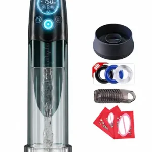 Electric Vacuum Peniss Enlarger Pump Water Bath Massage Enlarger for Men sexx Toy for Penile Trainer for Enlargement Bigger Size Bangladesh (New)
