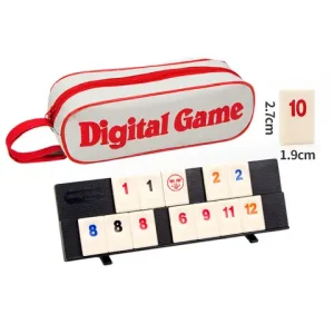 Travel Rummy Set Rummikub Rummybrix Mahjong Casual Party Table Games Pull Games Chess Number Pairing Game Travel Game Bangladesh (New)