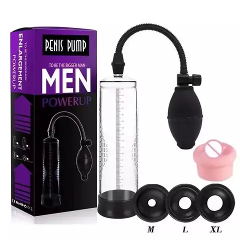 Peniss Pump sexx Toys for Men Male Masturbator Peniss Extender Vacuum Pump Peniss Enlargement Enhancer Dick Trainer Massager Ring Bangladesh (New)