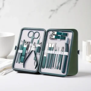 Professional 7/10/12/18 Piece Nail Care Kit Stainless Steel Manicure Pedicure Set Nail Clipper Set with Travel Case Bangladesh (New)