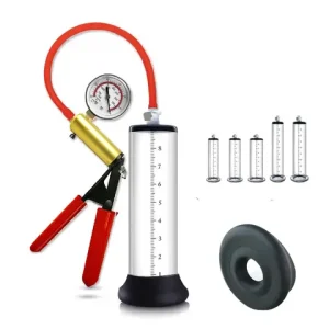 Acrylic Peniss Pump Manual Peniss Enlarger sexx Toy For Men Vacuum Pump Male Masturbation Peniss Extender Trainer Adults sexx Product Bangladesh (New)