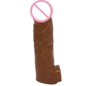 Male Peniss Enlargement Condomss Thick Peniss Sleeve Cock Rings Real Peniss Extender Growth XXl Cock Reusable Intimate Goods Bangladesh (New)