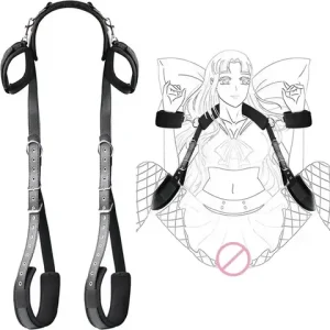 BDSM sexx Handcuffs Restraints Open Leg Ankle Cuffs SM Bondage Harness Bed Bandage Straps Slave sexx Toy Erotic Accessories Kits Bangladesh (New)