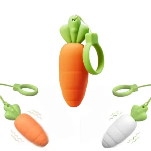 Cute Carrot Vibrating Powerful Mini Bullet 9 Modes for Women Clitoris Stimulator Dildo Adult sexx Toy Anal Massage Vibrator Bangladesh (New)